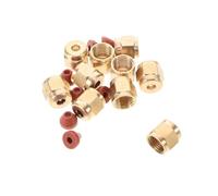 SUPVOX Lot de 10 Paires de Buses en Laiton pour Pompe à Fumée, Capuchons D’embout Professionnels Compatibles Machine à Brouillard, Accessoires pour Effets Spéciaux en Scène,