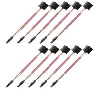 SUPVOX Lot de 10 Peignes à Larmes pour Chiens et Chats, Brosse de Toilettage Douce pour Poils D’animaux, Peigne Démêlant Compact Rose Doré, pour Nettoyer les Taches Lacrymales Nœuds,