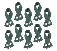 SUPVOX Lot de 10 Sangles D’Arbre Vertes avec Œillets Renforcés, Sangles de Protection et Formation pour Tuteurage Extérieur, Attaches Élastiques pour Soutien Anti-Vent des Branches