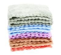 SUPVOX Lot de 10 Serviettes Absorbantes en Polyester, pour Bébé, Douceur Peau, Serviette de Toilette et Visage