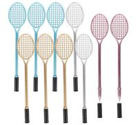 SUPVOX Lot de 10 Stylos à Encre Gel de Raquette de Badminton Couleurs Assorties Papeterie Étudiante Écriture Fluide pour École et Bureau