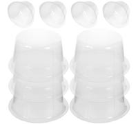 SUPVOX Lot de 10 Supports Intérieurs en Pvc pour Casquettes de Baseball, Insert de Forme M, Support Multifonction Transparent pour Rangement et Organisation à Domicile ou Magasin
