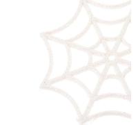 SUPVOX Lot de 10 Toiles D'Araignée Géantes pour Halloween Accessoires Gothiques en Plastique Blanc