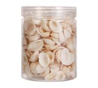 SUPVOX Lot de 100 Coquilles de Scallop Naturelles Blanches Légères pour Décoration Micro-paysage avec Bouteille de Rangement, Apparence Délicate et Style Naturel