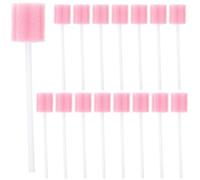 Supvox- Lot de 100 Écouvillons en Mousse Jetables,Bâtonnets Jetables Stériles pour Soins Bucco-dentaires,Écouvillons pour Usage Médical Oral Buccal pour Dentaire Nettoyage Dentaire (Rose)