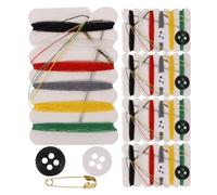 SUPVOX Lot de 100 kits de couture de voyage, kit de point pratique avec, fil, épingle, pour voyage, maison, hôtel