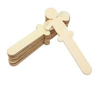 SUPVOX Lot de 100 Tranches de Bois Brut de Personnages, Artisanat de Peinture en Bois, Silhouettes Non Peintes pour Bricolage Créatif Garçon et Filles Garçons Filles, Fournitures Loisirs