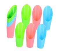 SUPVOX Lot de 12 Mini-pelles en Plastique Colorées pour Rempotage, Jardinage De Plantes Grasses Et Bonsaï, Outils Compacts pour Micro-paysages, Souples Et Résistantes, Usage Balcon Et Bureau