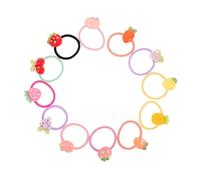 SUPVOX Lot De 12 Paires D'Élastiques À Cheveux Pour Bébés Filles Avec Breloques Mini Élastiques Pour Cheveux Sans Danger Pour Petites Filles