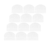 SUPVOX Lot de 12 Toques de Chef en Papier Jetables pour Garçon et Filles Taille Petite Blanches Légères et Respirantes pour Jeux de Rôle Cuisine et Activités Culinaires Scolaires