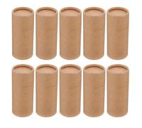 SUPVOX Lot de 15 Boîtes Boîtes à Thé Pratiques en Papier Kraft Domestique Multifonctionnelle en Kraft 50 Ml Stockage D’épices ’huiles Essentielles