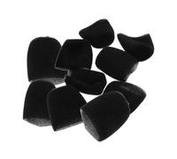 SUPVOX Lot de 15 Protections Anti-Vent pour Microphone Noir