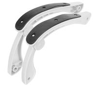 SUPVOX Lot de 2 Accoudoirs Ergonomiques Robustes Blancs pour Chaise de Bureau, Accessoires de Remplacement Réglables pour Siège Ergonomique, Fournitures de Bureau Confortables et Solide