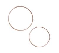 SUPVOX Lot de 2 Anneaux de Support en Plastique pour Micro-ondes, Plateaux Tournants Ronds Roulettes 1,4 Cm, Accessoires la Cuisine pour Four à Micro-ondes, Pièces de Couleur Aléatoire