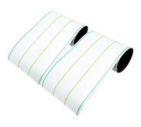 SUPVOX Lot de 2 Bandes Magnétiques Blanches pour Tableau Blanc 60X12 CM Effaçables à Sec Réutilisables pour Apprentissage des Phrases et Organisation Scolaire