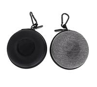 SUPVOX Lot de 2 Boîtes de Rangement pour Montres Anti-Vibration en Eva, Grand Format, Noir et Gris, Coffret Portable pour Voyage, Conteneur de Stockage Sécurisé et Support de Boîte