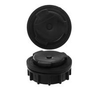 SUPVOX Lot de 2 Bouchons de Vidange Étanches Noirs pour Poubelles Extérieures 660l Joint D'étanchéité, Accessoires Résistants aux Intempéries pour Grosse Poubelle, Protection Anti-fuite