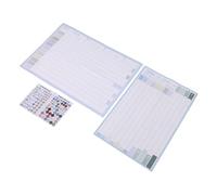 SUPVOX Lot de 2 Calendriers Muraux Annuels 76 X 52 CM en Papier Épais - Planificateur Mural Familial et Scolaire Vertical - Agenda Annuel pour Maison Bureau et Organisation Quotidienne