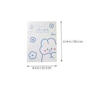 SUPVOX Lot de 2 Carnets de Planification Quotidienne Motifs Dessin Animé, Format Moyen, Papier, Agenda Annuel Portable pour Bureau et École, Bloc-notes pour Rendez-organisation