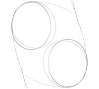 SUPVOX Lot de 2 Cordes de Dulcimer en Acier Accessoires de Remplacement pour Dulcimer à Cordes Métalliques Pièces Détachées Solide pour Instrument Folklorique Son Clair et Harmoniques