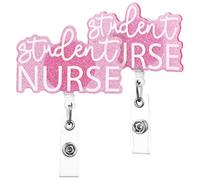 SUPVOX Lot de 2 Enrouleurs de Badge Rétractables pour Étudiants Infirmiers Clip Pratique, Accessoires Indispensables pour Hôpitaux et Établissements de Soins, Usage Quotidien