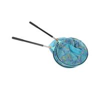 SUPVOX Lot de 2 Filets de Pêche Télescopiques en Acier Inoxydable 1,5 M Filet de Pêche pour Garçon et Filles Bleu Perche Extensible 5 Sections en Étang et Rivière en Plein Air