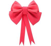 SUPVOX Lot de 2 Grands Nœuds Décoratifs 30 Cm Couleur Pastèque, Pendentifs Muraux pour Mariage, Décoration Festive Polyvalente pour Porte, Fenêtre et Événements Saisonniers