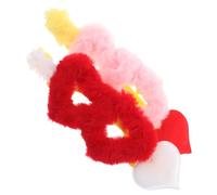 SUPVOX Lot de 2 Lunettes Peluche de Cœur Rouge Accessoires de Déguisement Légers pour Fêtes Saint-Valentin Enterrement de Vie de Jeune Fille et Soirées à Thème