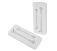 SUPVOX Lot de 2 Moules en Silicone Forme Lampadaire Résistant Haute Température Démoulage Facile pour Pâtisserie Chocolats Bougies et Loisirs Créatifs Moule Décoration Noël et