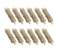 SUPVOX Lot De 2 Ou 12 Jouets en Herbe Tissée pour Petits Animaux pour Écureuils Hamsters Matériaux Sûrs pour Petits Animaux
