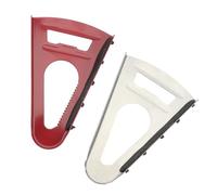 SUPVOX Lot de 2 Ouvre-bocaux Multifonctions Rouges et Inox, Ouvre-bouteille Manuel en Fer et Acier Inoxydable, Compact et Portable pour Maison, Camping Cuisine, Outil Ergonomique