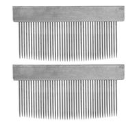 SUPVOX Lot de 2 peignes pour queue de cheval, outils de fabrication d'arc de violon, peigne d'arc de violon, outils de peignage pour cheveux de cheval, peigne à cheveux en fer pour archet, peigne à
