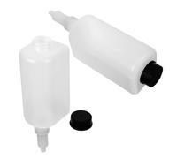 SUPVOX Lot de 2 Pièces Flacon Distributeur Savonnette Mural 350 Ml Pompe Filetée Plastique Cuisine Hôtel Remplacement Bouteille Distributeur Liquide Vaisselle Accessoires
