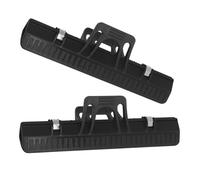 SUPVOX Lot De 2 Pinces Porte-partitions Musicales En Abs Et Acier à Ressort, Format Compact Noir, Clips Pour Partitions Piano Et Guitare, Accessoire Portable Pour Musiciens