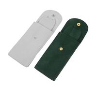 SUPVOX Lot de 2 Pochettes à Montre en Velours Doux Bouton-Pression Étui Anti-Rayures Portable pour Montre Mécanique Taille Standard pour Voyage et Rangement Sécurisé