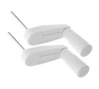 SUPVOX Lot de 2 Poignées de Manivelle Rotative 6Mm pour Bureau Assis-Debout Manivelle Industrielle en Acier Poignée de Rechange Ergonomique Compatible Table Élévatrice et