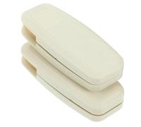 SUPVOX Lot de 2 Poignées en Plastique pour Stores à Lamelles Verticales, Accessoires pour Rideaux de Fenêtre, Poignée de Cordon sans Fil Compatible, Usage Maison et Bureau, Couleur