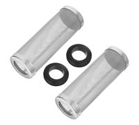 SUPVOX Lot de 2 Protections de Filtre D'aquarium en Acier Inoxydable 16 Mm, Couvercles D'entrée Grille Fine pour Crevettes, Accessoires Anti-colmatage pour Bassin et Aquarium