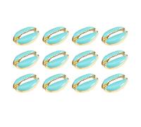 SUPVOX Lot de 2 Sachets de 10 Pendentifs Coquillage en Alliage Bleu Ciel, Breloques DIY pour Création de Bijoux, Colliers, Bracelets et Accessoires Décoratifs