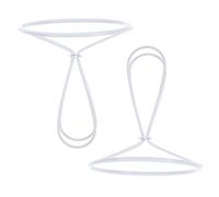 SUPVOX Lot de 2 Supports D'abat-jour Coniques en Fer 80 Mm Clip D'ampoule pour Accessoires D'éclairage Diy, Adaptateur de Fixation Stable et Compatible pour Lampe Bougie Suspendre