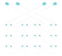 SUPVOX Lot de 20 enfile-aiguilles longs : enfile-aiguilles à coudre et à broder, outil d'enfilage pour à poinçonner, rallonges de couture DIY (25 cm).