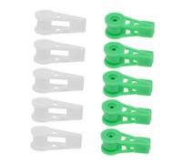 SUPVOX Lot de 20 Pinces à Courber Les Fleurs Réglables 360° en Polypropylène pour Jardinage, Clips de Formation pour Plantes Vertes et Blanches, Tuteurage Branches, Support Horticole