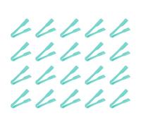 SUPVOX Lot de 20 Pinces à Épiler en Plastique Vertes Grandes Tailles pour Garçon et Filles Jouets Éducatifs pour Tri et Comptage pour Observation d'Insectes et Activités en Extérieur