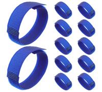 SUPVOX Lot de 20 Sangles Réglables Antidérapantes pour Bottes de Chien, Accessoires de Protection Pluie et Boue, Sangles de Bottine Bleu Foncé pour Activités Extérieures et Chaussettes
