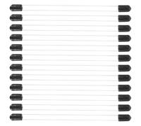 SUPVOX Lot de 20 Tubes Transparents en Plastique Rigide 230x12 Mm, Tubes Porte-bâtonnets de Parfum Portables, Étanches et Légers, Accessoires Pratiques pour Rangement et Transport