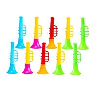SUPVOX Lot de 25 Mini Trompettes à pour Garçon et Filles Jouets Musicaux Créatifs Instruments de Fête Jouets Éducatifs Accessoires d'anniversaire