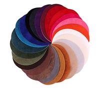 Supvox Lot de 25 patchs ovales en cuir de vachette avec coude et coudes pour réparation de pulls, travaux manuels, Couleur, Medium