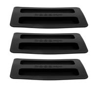 SUPVOX Lot de 3 Couvercles pour Grille 2 Tranches en Silicone Noir, Housse Anti-poussière Résistante et Souple, Protection pour Appareils Électroménagers Cuisine et Maison