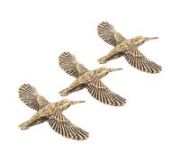 SUPVOX Lot de 3 Disques Décoratifs en Laiton de Petit Oiseau pour Bain D’Oiseaux Extérieur, Ornement Jardin Vintage pour Vasque, Accessoire Nettoyage Eau, Décoration Robuste pour