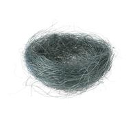 SUPVOX Lot de 3 Nids Artificiels Faits Main en Fil Coloré Gris, Nid de Pâques Miniature pour Décoration Festive, Support Léger pour Œufs et Bonbons, Accessoire Décoratif pour